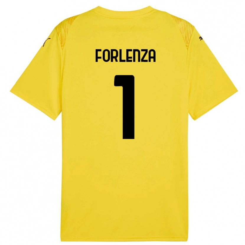 Danxen Herren Carlo Forlenza #1 Trikot Gelb Schwarz Torwarttrikot 2025/26