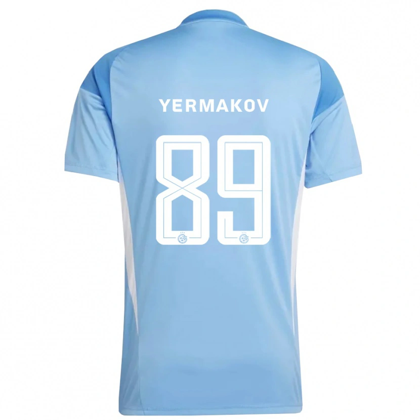 Danxen Herren Georgiy Yermakov #89 Trikot Hellblau Weiß Torwarttrikot 2025/26