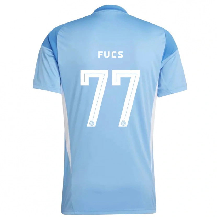 Danxen Herren Roee Fucs #77 Trikot Hellblau Weiß Torwarttrikot 2025/26