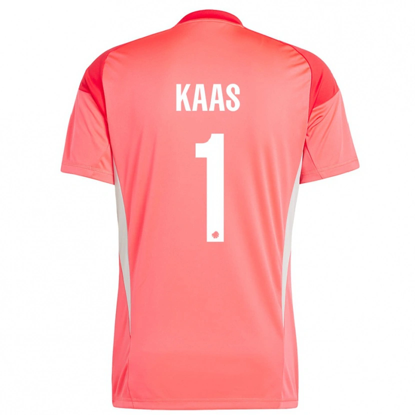 Danxen Herren Anna Kaas #1 Trikot Rot Weiß Torwarttrikot 2025/26