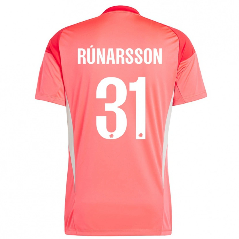 Danxen Herren Rúnar Alex Rúnarsson #31 Trikot Rot Weiß Torwarttrikot 2025/26