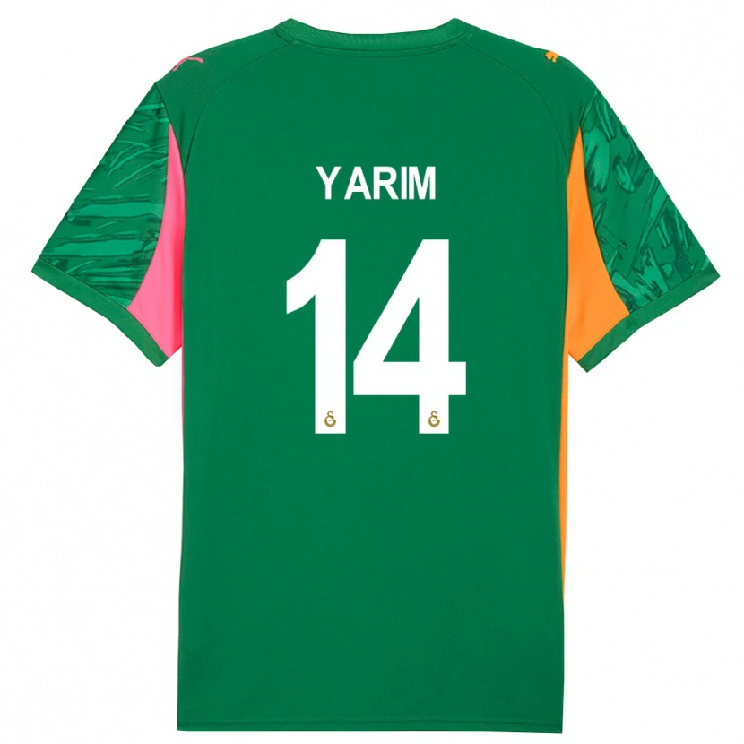 Danxen Herren Esra Yarım #14 Trikot Grün Orange Pink Torwarttrikot 2025/26