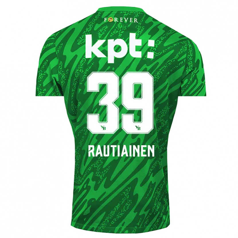 Danxen Herren Iina Rautiainen #39 Trikot Grün Weiß Torwarttrikot 2025/26