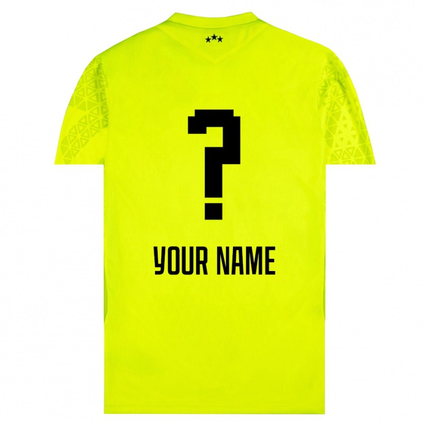 Danxen Herren FK Crvena zvezda Gelb Grün Schwarz Trikot Torwarttrikot 2025/26
