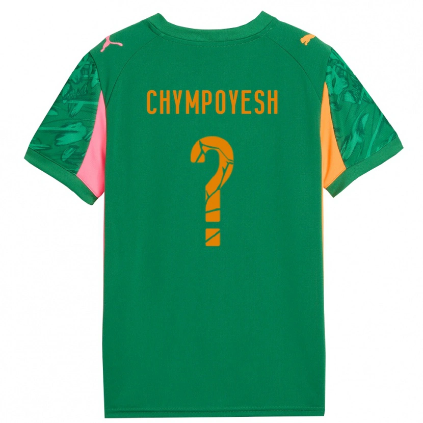 Danxen Herren Vladyslav Chympoyesh #0 Trikot Grün Orange Pink Torwarttrikot 2025/26