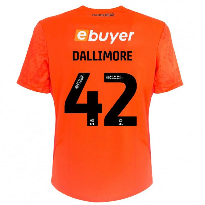 Danxen Herren Jack Dallimore #42 Trikot Orange Schwarz Torwarttrikot 2025/26