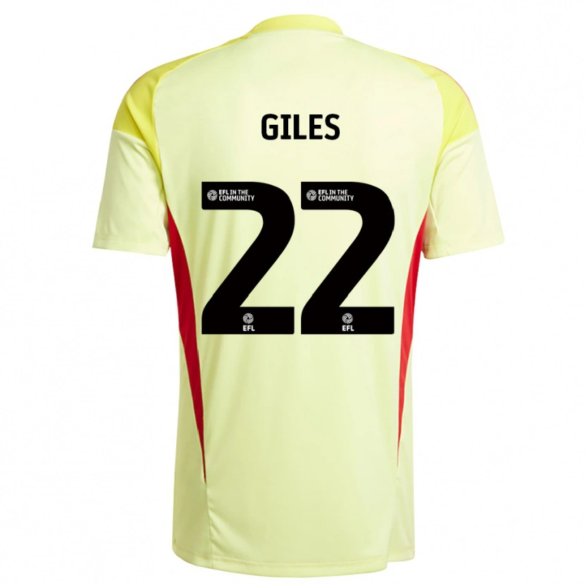 Danxen Herren Olivia Giles #22 Trikot Hellgelb Torwarttrikot 2025/26