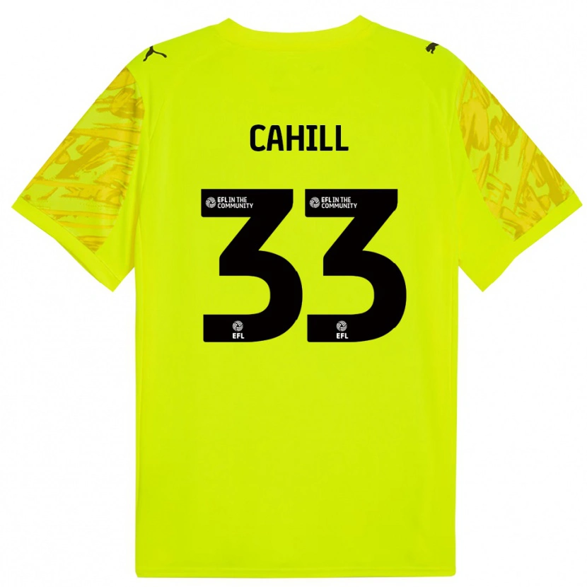 Danxen Herren Killian Cahill #33 Trikot Leuchtendes Grün Torwarttrikot 2025/26