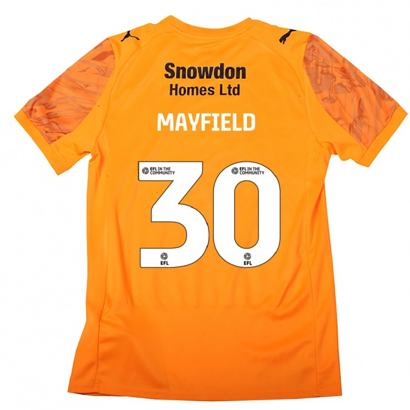 Danxen Herren Holly Mayfield #30 Trikot Orange Schwarz Torwarttrikot 2025/26