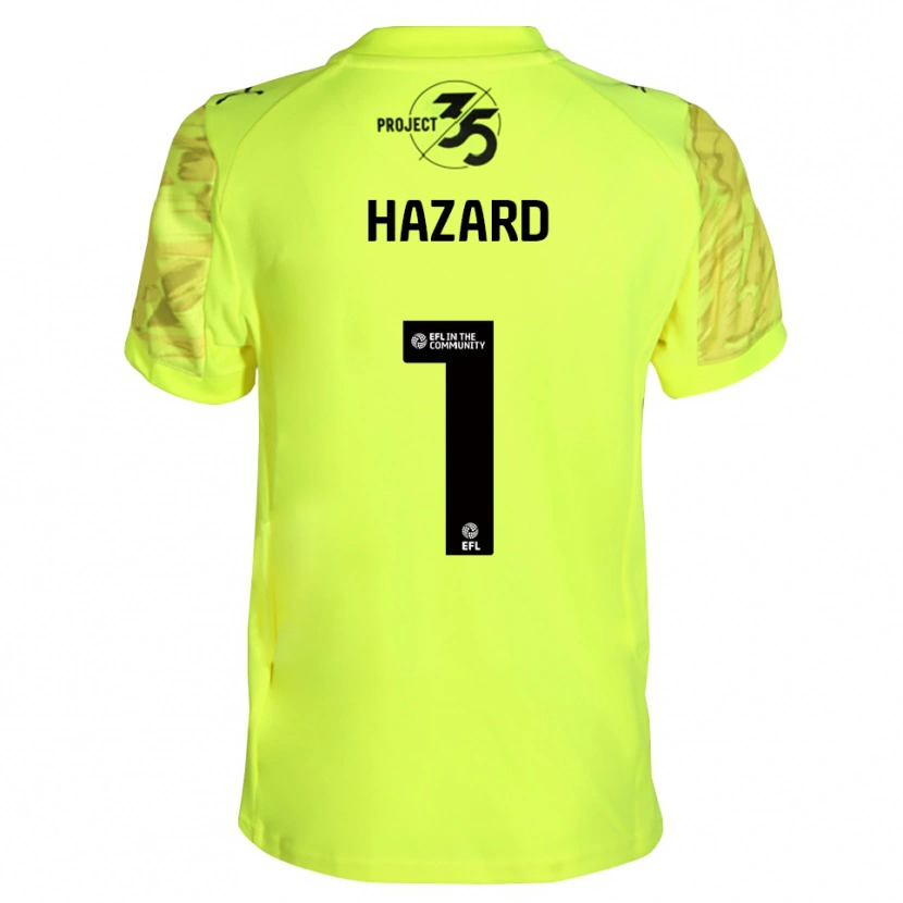 Danxen Herren Conor Hazard #1 Trikot Leuchtendes Grün Schwarz Torwarttrikot 2025/26