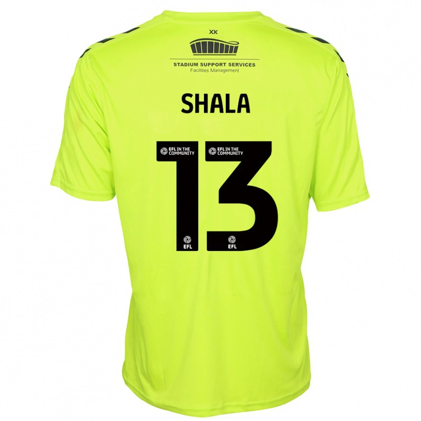 Danxen Herren Laurence Shala #13 Trikot Leuchtendes Grün Torwarttrikot 2025/26