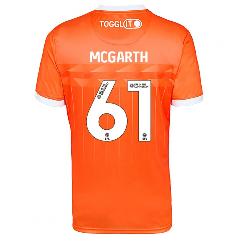 Danxen Herren Ethan McGarth #61 Trikot Orange Weiß Torwarttrikot 2025/26