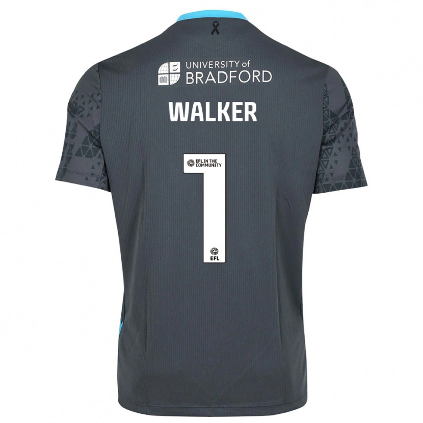 Danxen Herren Sam Walker #1 Trikot Schwarzgrau Torwarttrikot 2025/26