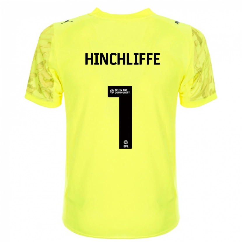 Danxen Herren Ben Hinchliffe #1 Trikot Gelb Schwarz Torwarttrikot 2025/26