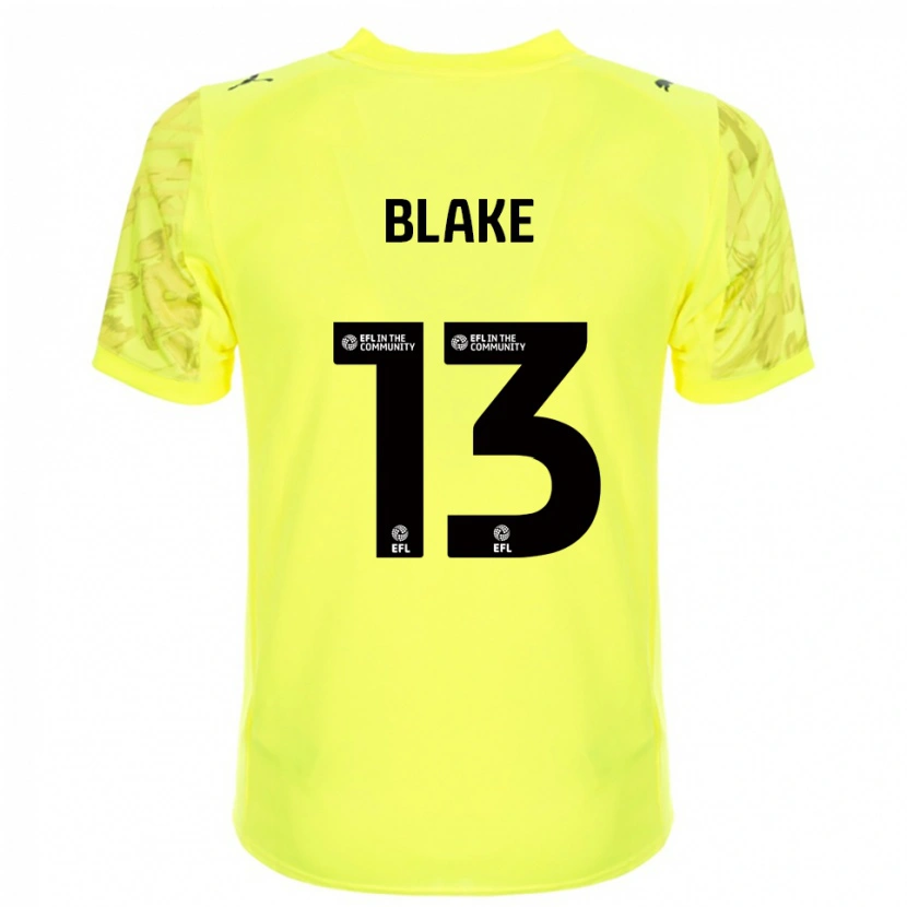 Danxen Herren Billy Blake #13 Trikot Gelb Schwarz Torwarttrikot 2025/26