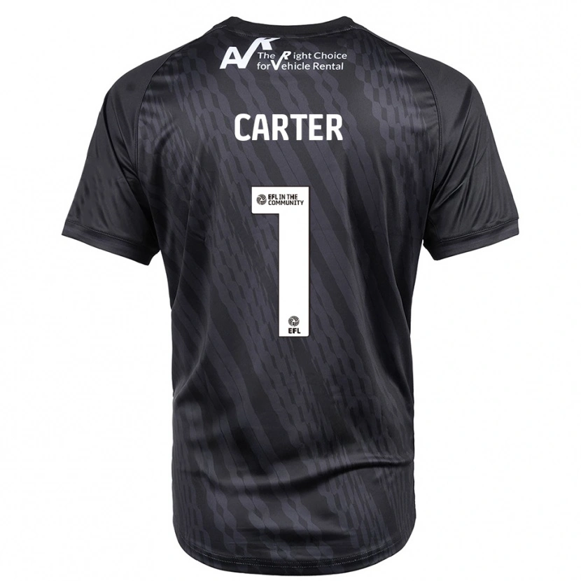 Danxen Herren Phoebe Carter #1 Trikot Schwarz Weiß Torwarttrikot 2025/26