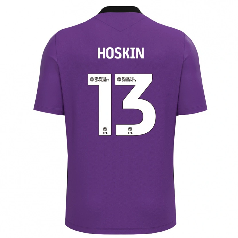 Danxen Herren Owen Hoskin #13 Trikot Violett Weiß Torwarttrikot 2025/26