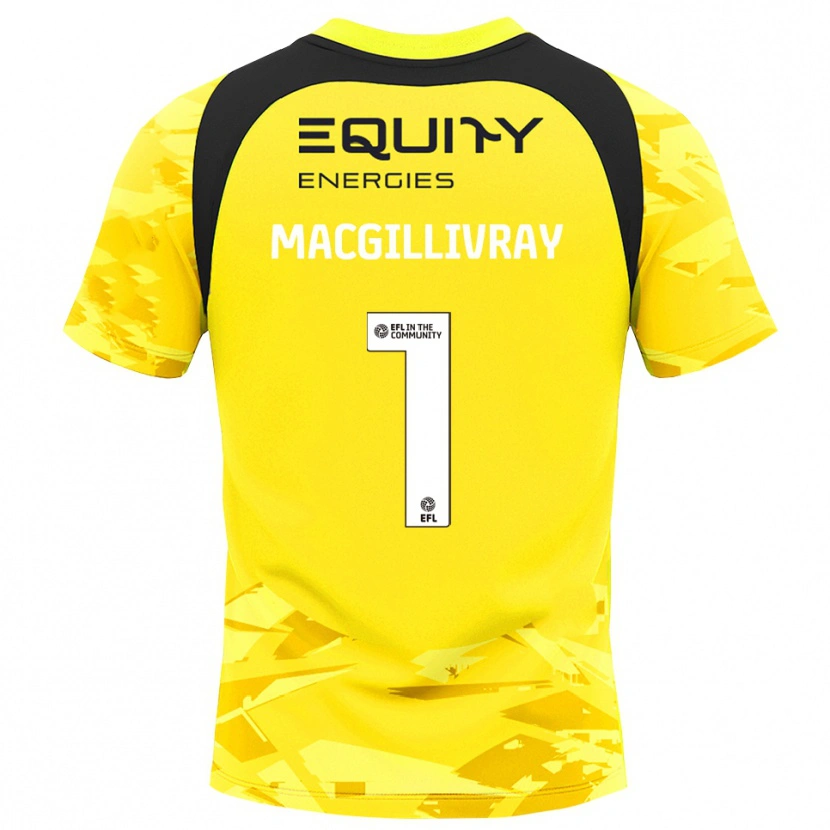 Danxen Herren Craig MacGillivray #1 Trikot Hellgelb Glack Torwarttrikot 2025/26