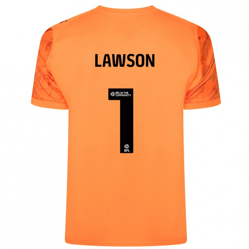 Danxen Herren Harvey Lawson #1 Trikot Orange Schwarz Torwarttrikot 2025/26