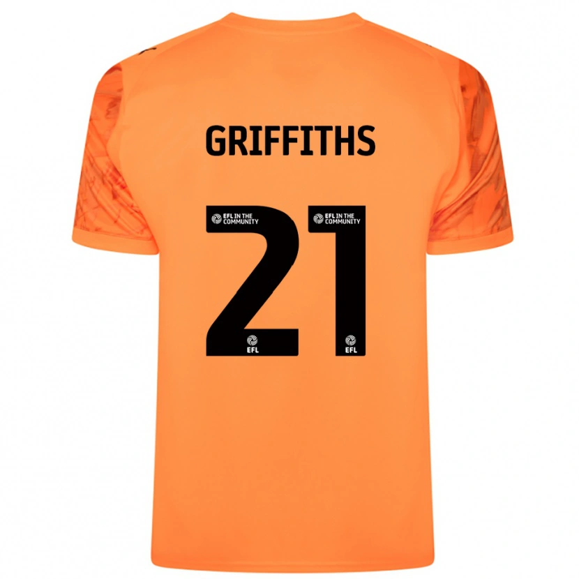 Danxen Herren Harry Griffiths #21 Trikot Orange Schwarz Torwarttrikot 2025/26