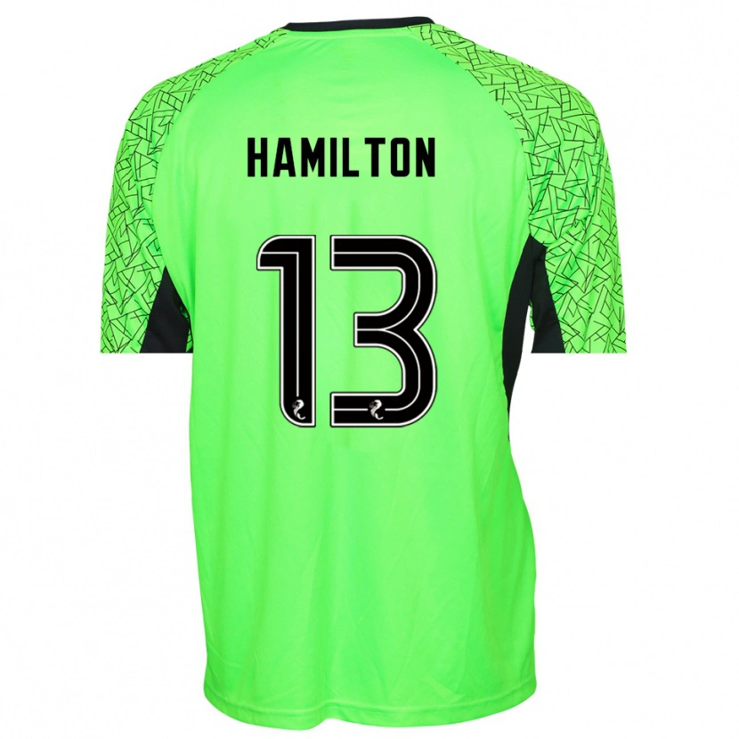 Danxen Herren Jack Hamilton #13 Trikot Grün Schwarz Torwarttrikot 2025/26