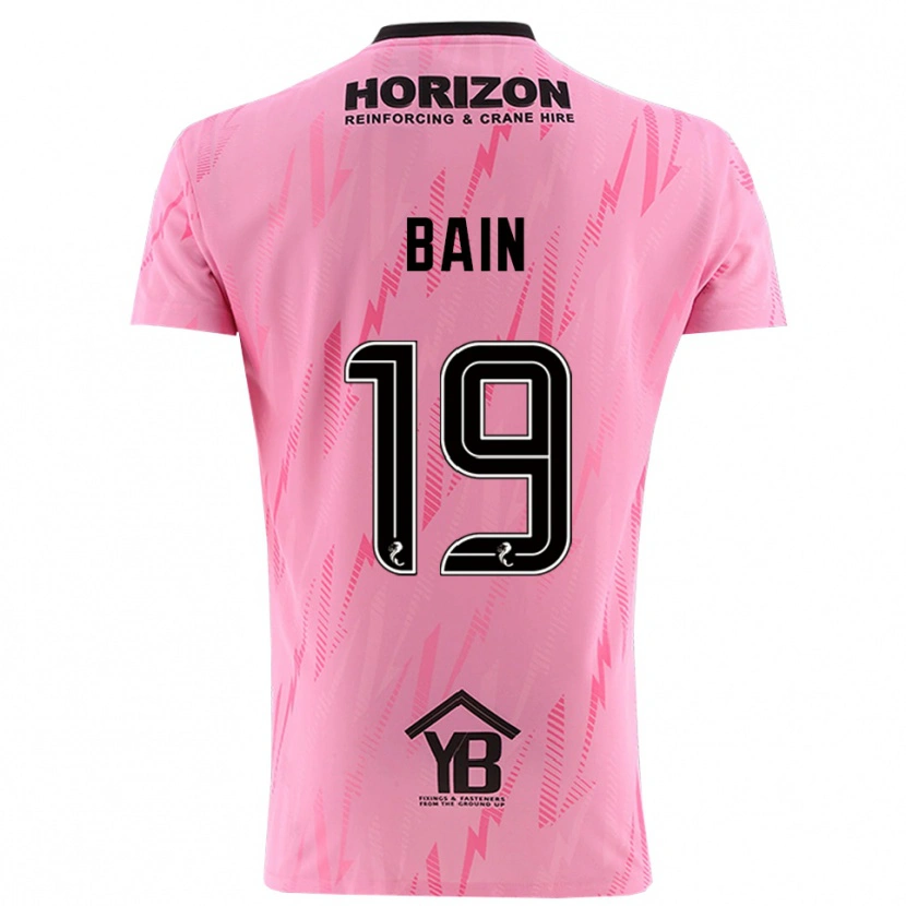 Danxen Herren Scott Bain #19 Trikot Pink Schwarz Torwarttrikot 2025/26