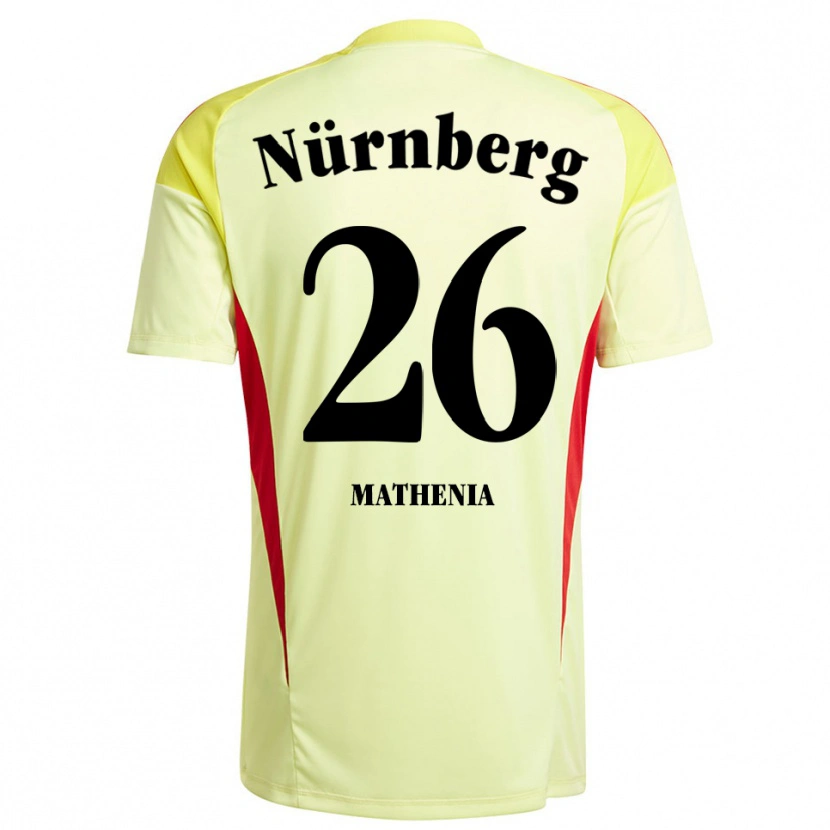 Danxen Herren Christian Mathenia #26 Trikot Gelb Schwarz Torwarttrikot 2025/26