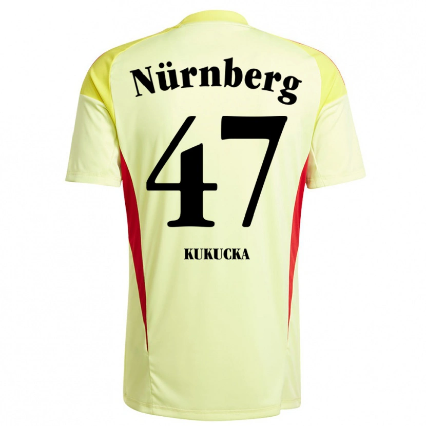 Danxen Herren Michal Kukucka #47 Trikot Gelb Schwarz Torwarttrikot 2025/26