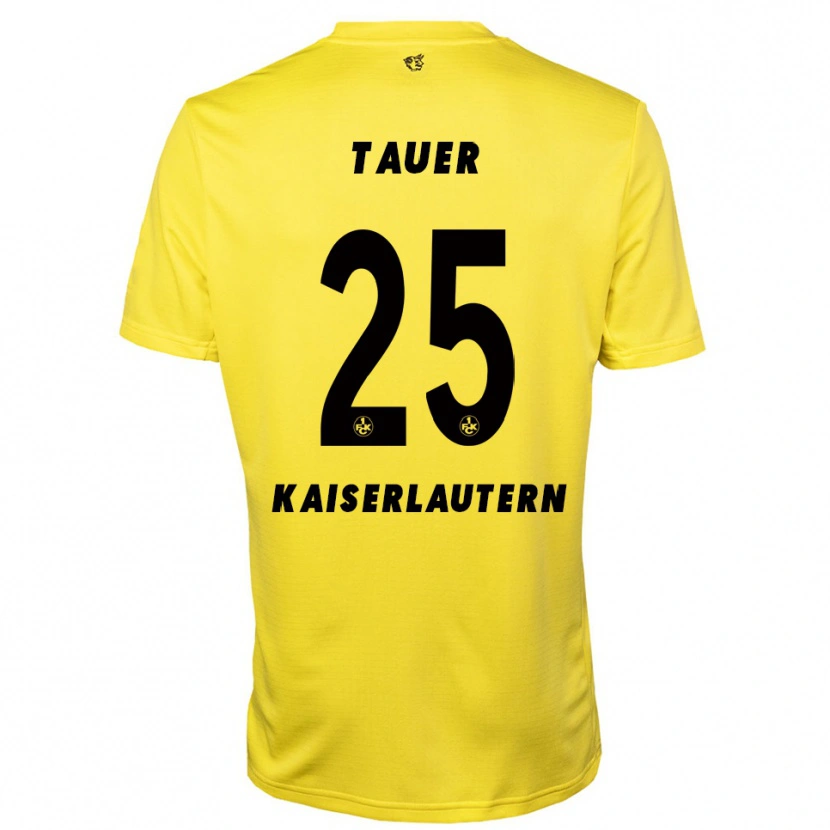 Danxen Herren Luca Tauer #25 Trikot Gelb Schwarz Torwarttrikot 2025/26