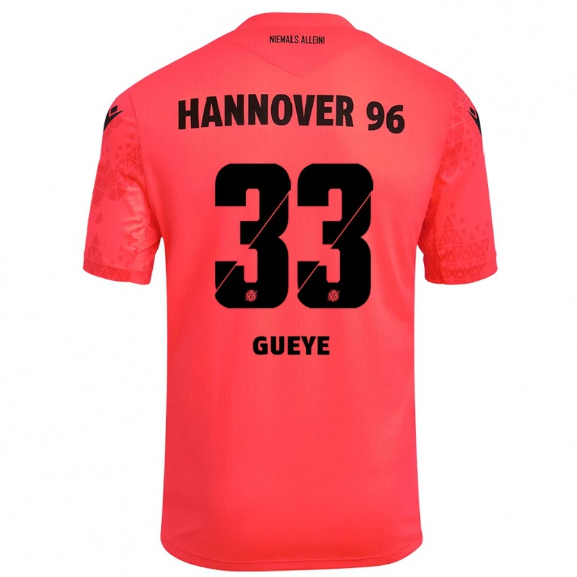Danxen Herren Abdoulaye Gueye #33 Trikot Rot Schwarz Torwarttrikot 2025/26