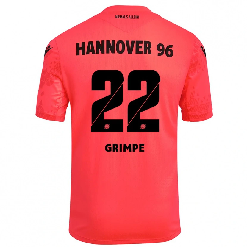 Danxen Herren Luca-Joel Grimpe #22 Trikot Rot Schwarz Torwarttrikot 2025/26