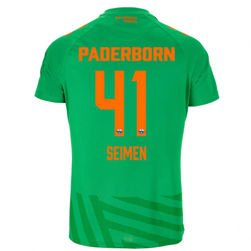 Danxen Herren Dennis Seimen #41 Trikot Grün Orange Torwarttrikot 2025/26