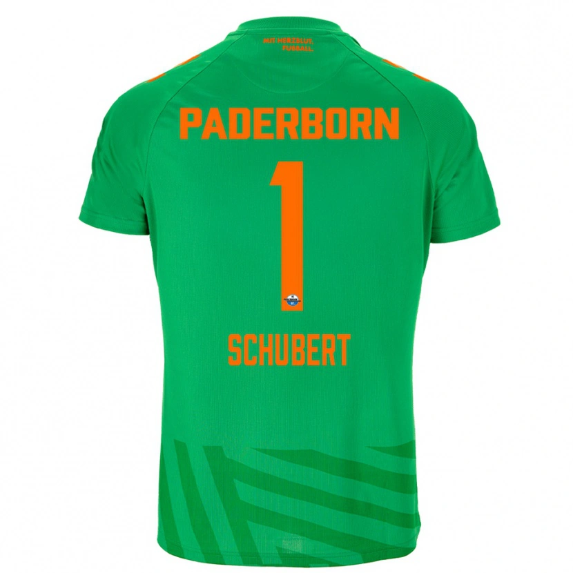 Danxen Herren Markus Schubert #1 Trikot Grün Orange Torwarttrikot 2025/26