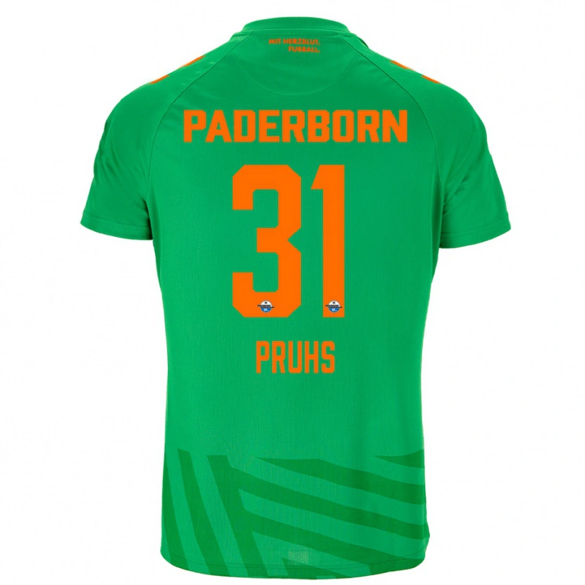 Danxen Herren Florian Pruhs #31 Trikot Grün Orange Torwarttrikot 2025/26