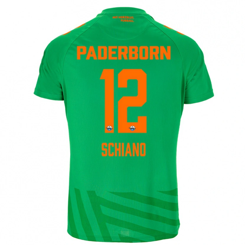 Danxen Herren Damiano Schiano #12 Trikot Grün Orange Torwarttrikot 2025/26