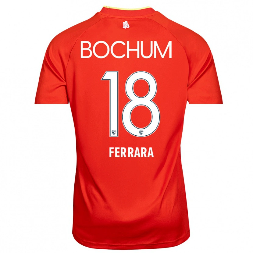 Danxen Herren Noah-Ali Ferrara #18 Trikot Rot Weiß Torwarttrikot 2025/26