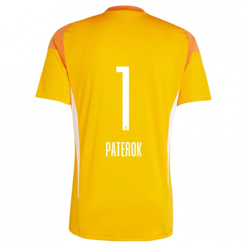 Danxen Herren Tim Paterok #1 Trikot Gelb Orange Torwarttrikot 2025/26