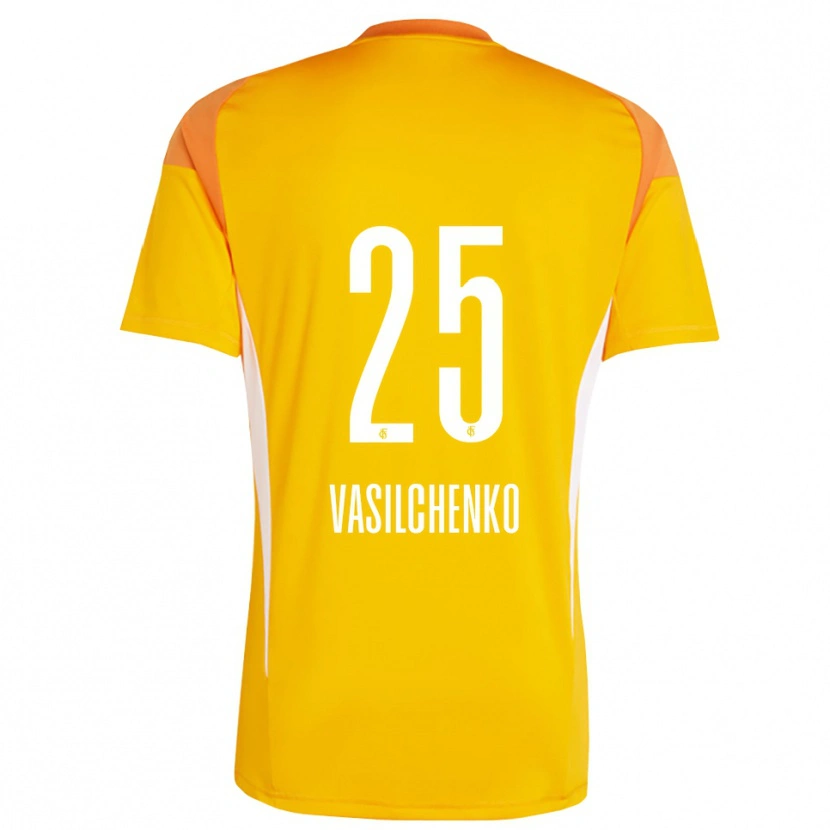 Danxen Herren Leonard Vasilchenko #25 Trikot Gelb Orange Torwarttrikot 2025/26