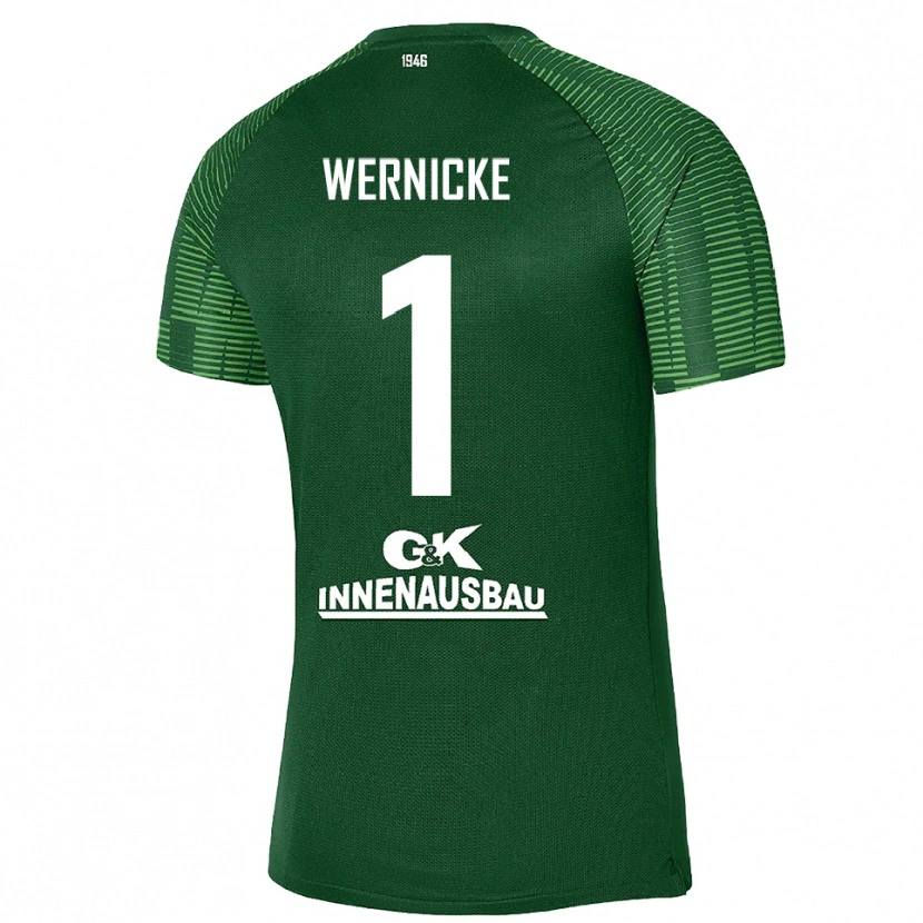 Danxen Herren Samuli Wernicke #1 Trikot Tiefgrün Schwarz Torwarttrikot 2025/26