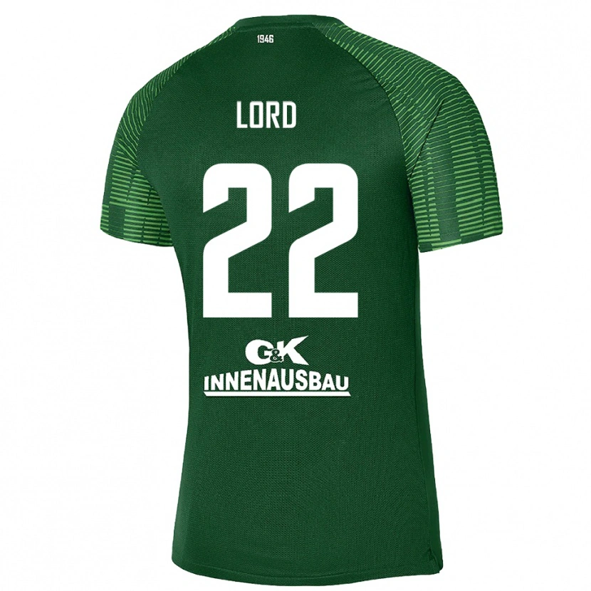 Danxen Herren Louis Lord #22 Trikot Tiefgrün Schwarz Torwarttrikot 2025/26