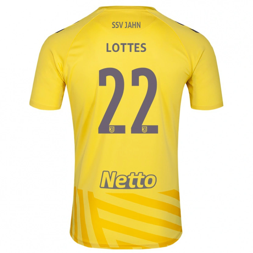 Danxen Herren Benjamin Lottes #22 Trikot Gelb Grau Torwarttrikot 2025/26