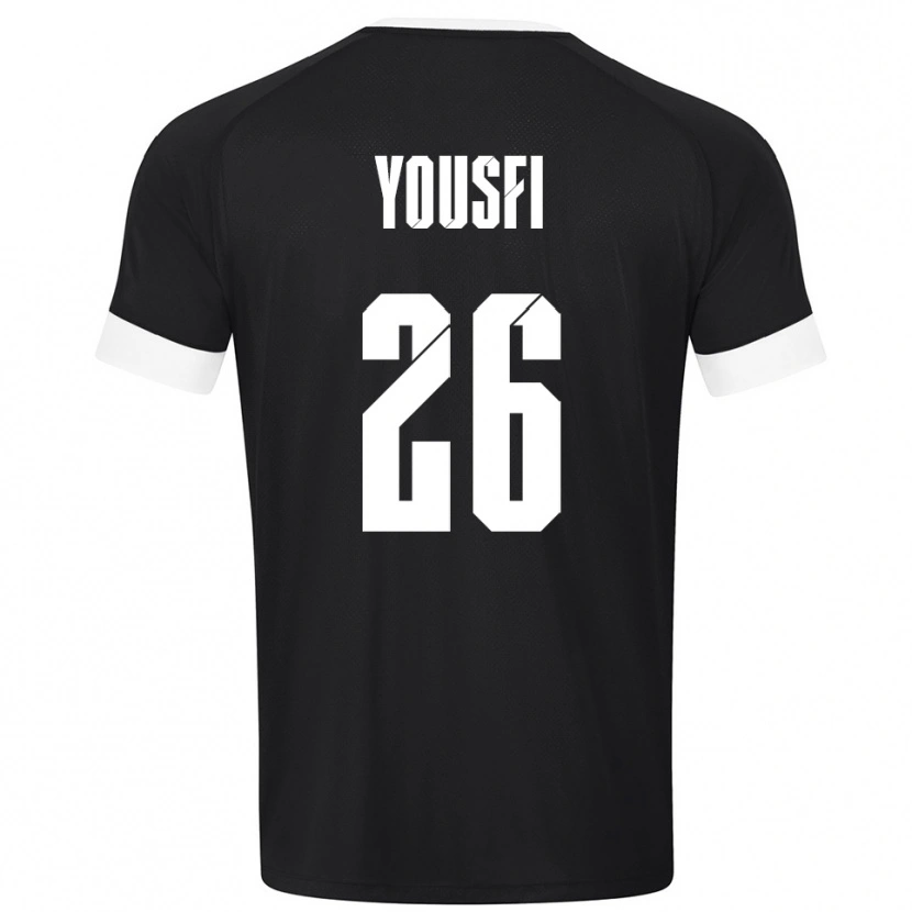 Danxen Herren Elias Yousfi #26 Trikot Schwarz Weiß Torwarttrikot 2025/26