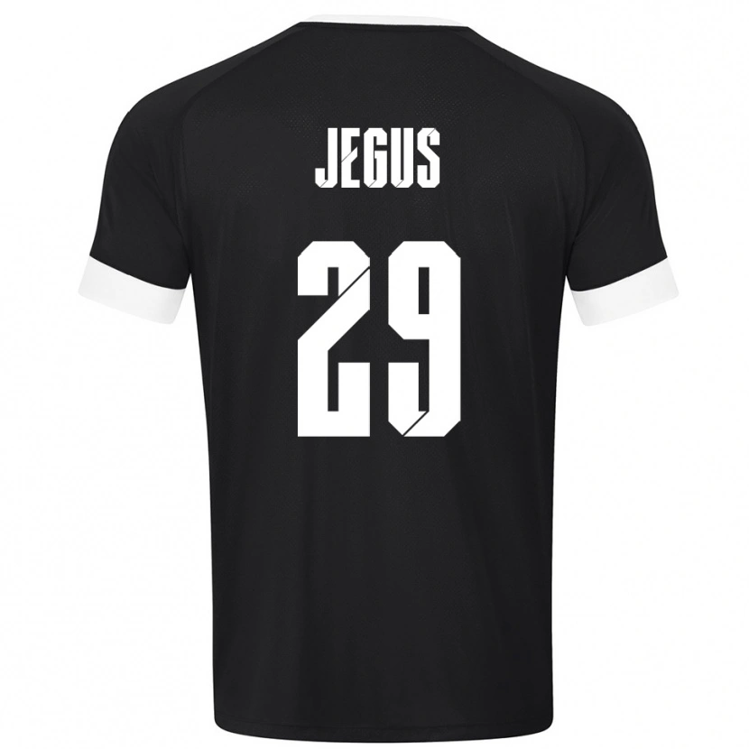 Danxen Herren Leonard Jegus #29 Trikot Schwarz Weiß Torwarttrikot 2025/26