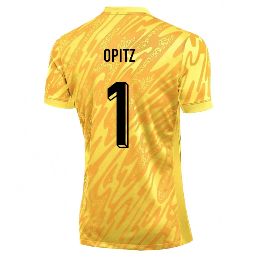 Danxen Herren Tom Opitz #1 Trikot Gelb Orange Torwarttrikot 2025/26