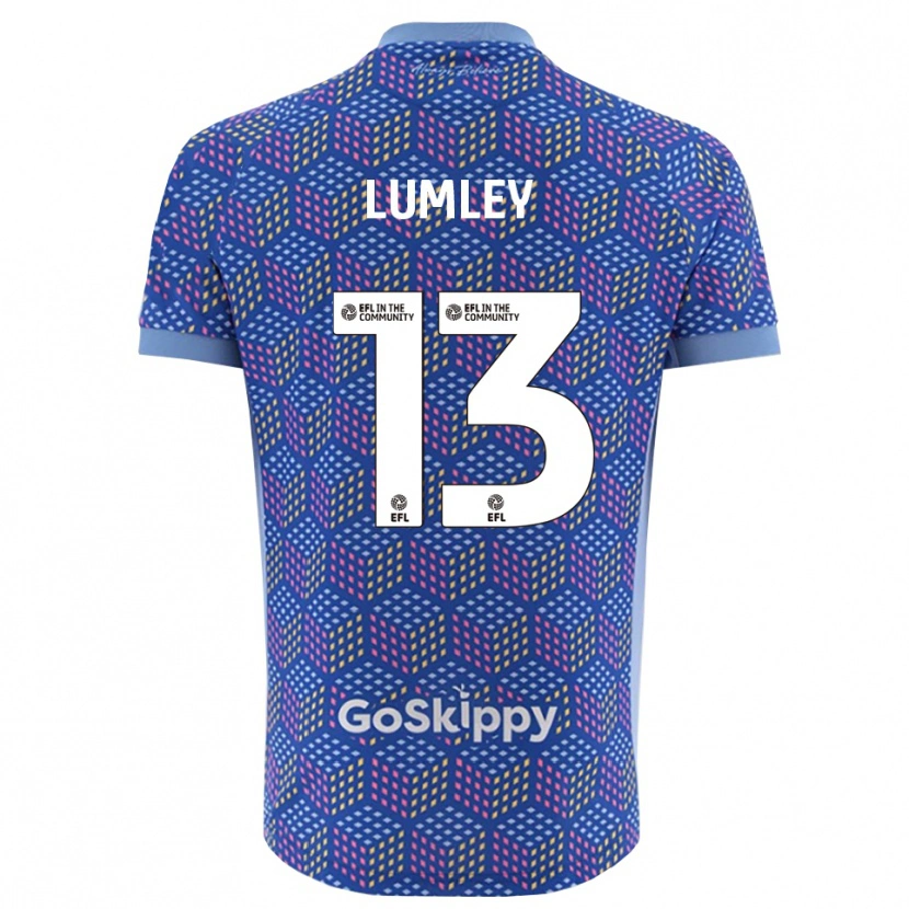 Danxen Herren Joe Lumley #13 Trikot Blau Schwarz Torwarttrikot 2025/26