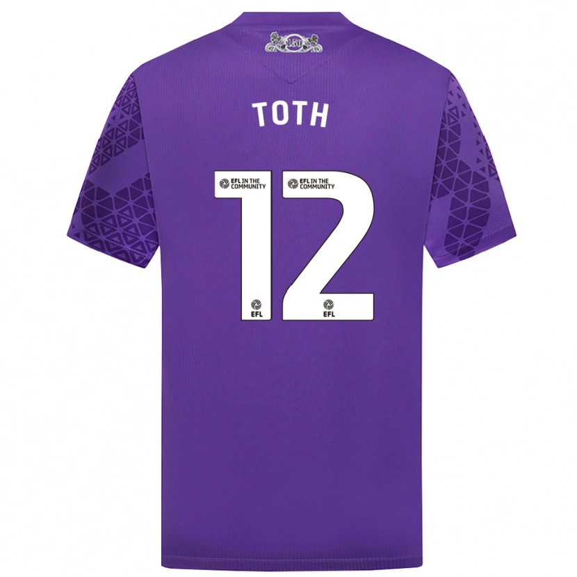 Danxen Herren Balázs Tóth #12 Trikot Violett Weiß Torwarttrikot 2025/26