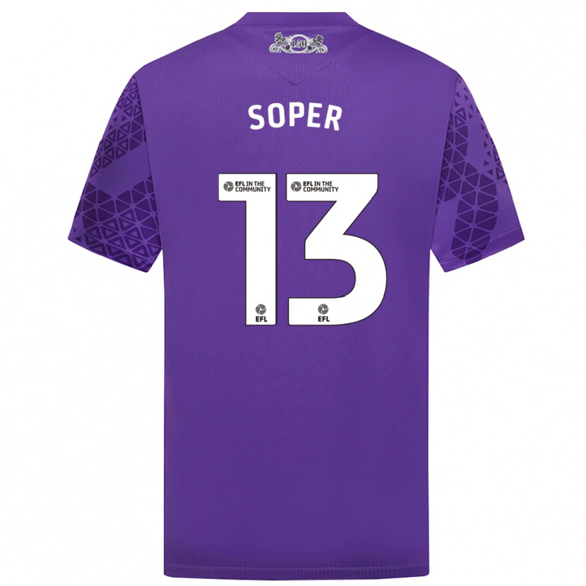 Danxen Herren Poppy Soper #13 Trikot Violett Weiß Torwarttrikot 2025/26
