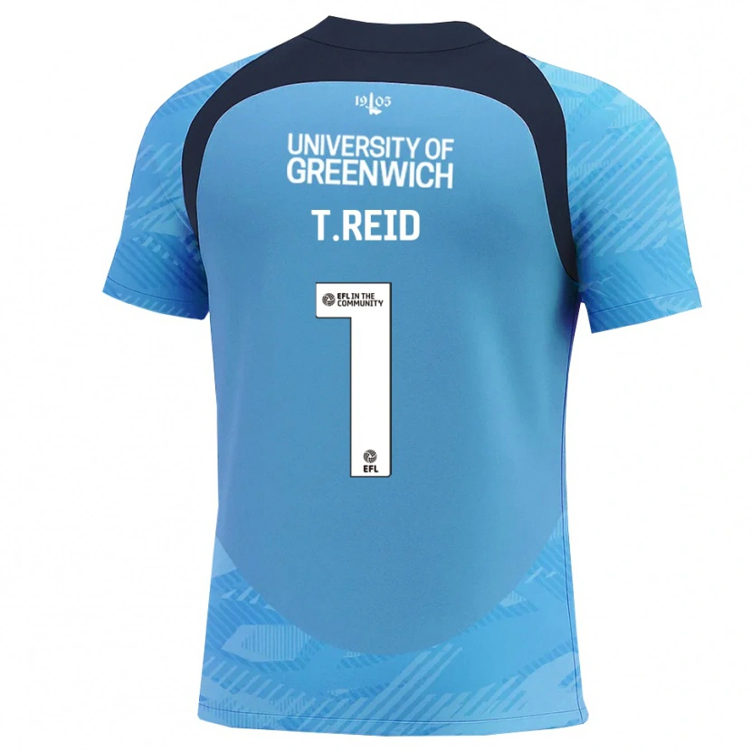 Danxen Herren Tommy Reid #1 Trikot Blau Weiß Torwarttrikot 2025/26