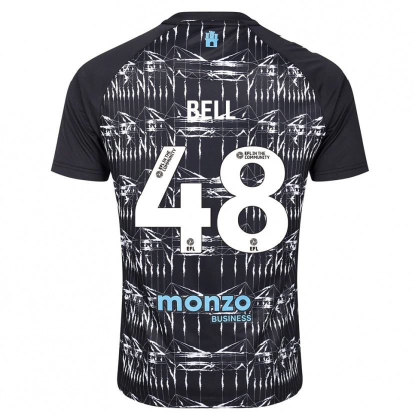 Danxen Herren Luke Bell #48 Trikot Schwarz Blau Torwarttrikot 2025/26