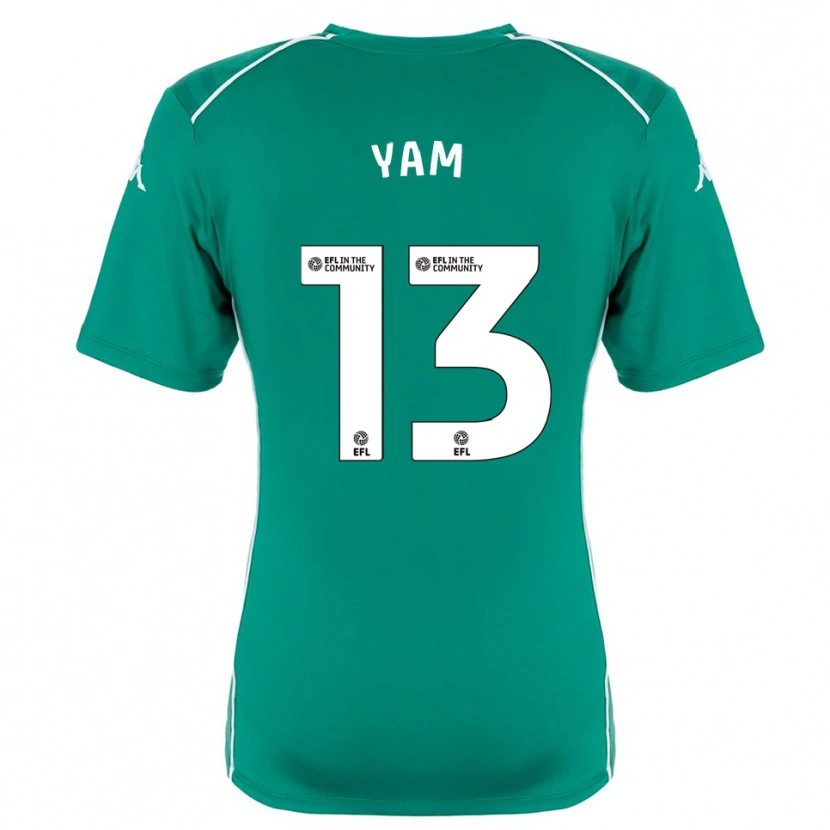 Danxen Herren Callum Yam #13 Trikot Grün Weiß Torwarttrikot 2025/26